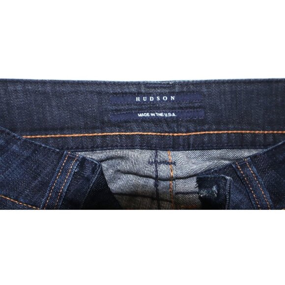 Hudson Jeans Dark Wash Bootcut 26 Clean Fit Street Classic Aesthetic - Picture 2 of 9